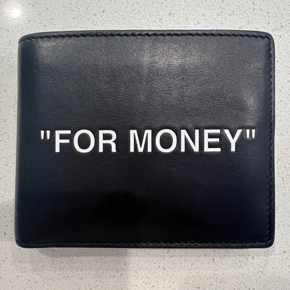 OFF-WHITE "For Money" bi-fold wallet